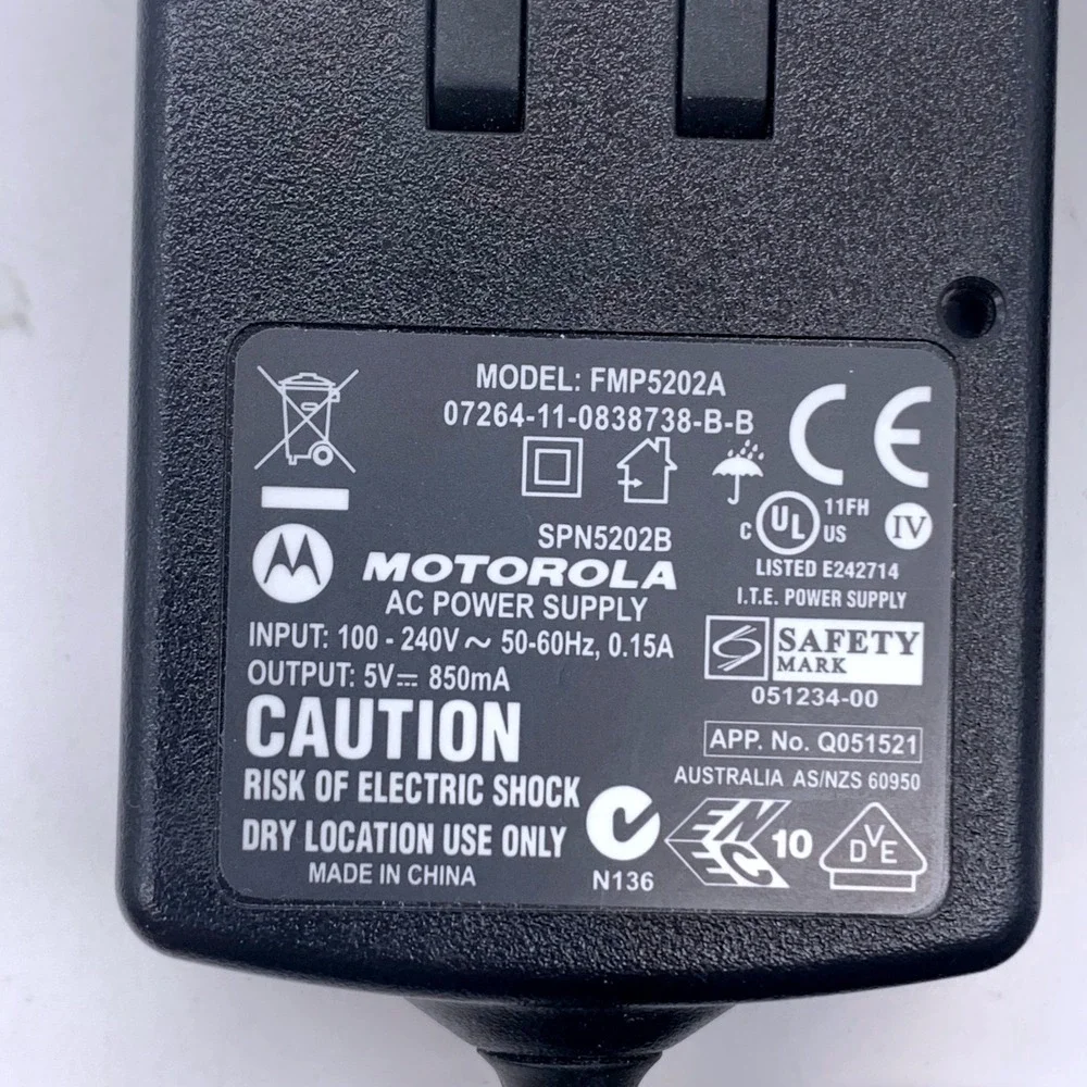 Motorola Mini-USB Wall Charger 2 Pack OEM DCH4-050MV-0301 FMP5202A 5V 850mA